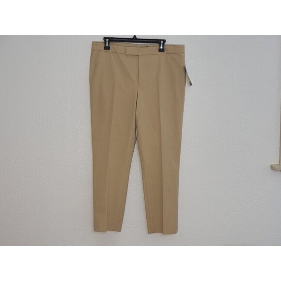 Lauren Ralph Lauren Pants Womens 14 Beige Chino Pegged Trousers - Picture 12 of 12